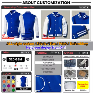Chaquetas Bomber de Cuero Sintético para <span class=keywords><strong>Hombre</strong></span>, Estilo Motero, Personalizadas con Impresión en Pantalla y Puff Printing, Diseño Cuadrado, OEM ODM - Product Image 4