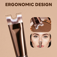 Maange Wholesale - Ensemble de 9 pinceaux de maquillage professionnels pour fond de teint, blush, contouring, anticernes et fard à paupières