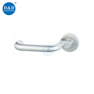 Manija de puerta tipo manivela <span class=keywords><strong>especial</strong></span> Manija de palanca hueca de acero inoxidable para puertas de metal de madera - Product Image 2