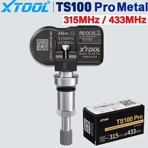 Système de surveillance de la pression des <span class=keywords><strong>pneus</strong></span> (TPMS) universel programmable Xtool TS100 PRO 433 315Mhz compatible avec TP150 IP819 - Product Image 3