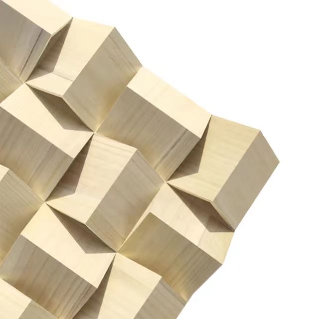 Bufu 2023 MDF and Polyester Modern Sound Acoustical Panels Diffuser for Cinema Music Studio Theater