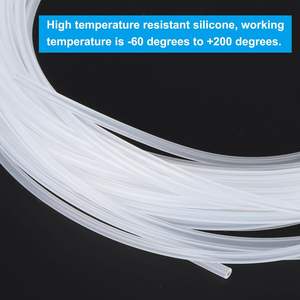 أنبوب سيليكون 1.5 مم، 1 متر، خرطوم سيليكون عالي النقاء، أنبوب مرن شفاف للاستخدام المنزلي ونقل الماء والهواء والسوائل - Product Image 3