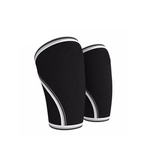 Manchon de genouillère en néoprène de taille de logo personnalisé <span class=keywords><strong>UNIQ</strong></span> genouillères élastiques pour l'haltérophilie et le levage - Product Image 1