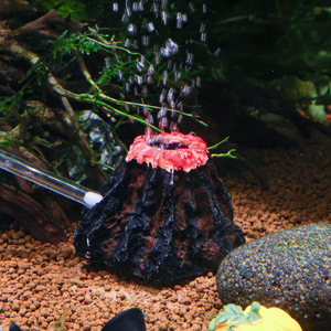 Levana Ornement volcanique écologique en pierre à petites bulles pour aquarium, simulation de paysage, <span class=keywords><strong>table</strong></span> de <span class=keywords><strong>sable</strong></span> volcanique en résine - Product Image 4