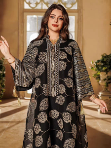 Hot Selling Abaya Women Muslim <b>Dress</b> 2026 Dubai Elegant <b>Eid</b> Muslim Women <b>Dress</b> Party - Product Image 6
