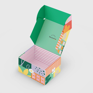 Boîtes d'emballage rigides recyclables de luxe pour les marques de vêtements, revêtement UV, laminage mat, doublure en éponge, gaufrage, carton ondulé - Product Image 2