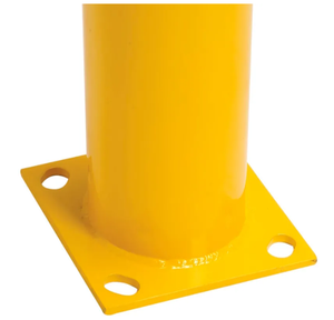 Ağır Hizmet Tipi Çelik Güvenlik Delineği, Zincir Yuvaları ve Çıkarılabilir Üst Kapaklı Otopark Bariyeri 5.5"D <span class=keywords><strong>X</strong></span> 24"H - Product Image 3