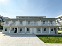 Maison conteneur modulaire préfabriquée industrielle à 2 étages en acier pour chantier de construction, dortoir et bureau - Vente en gros