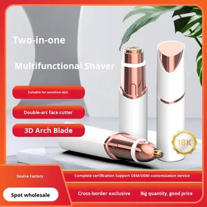 Customize 2 in 1 Facial <strong>Hair</strong> <strong>Remover</strong> for Women Painless <strong>Face</strong> Shaver Electric <strong>Hair</strong> Removal Device for <strong>Face</strong> Lips with Light - Product Image 5