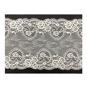 Mesh net lace bra sewing materials white lace trim border 2019