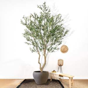 Bonsaï Arbre Plante Planta Intérieur <span class=keywords><strong>Pot</strong></span> Décoration Artificielle Maison Grand Faux Décoratif Olive Arbres Artificiels - Product Image 4