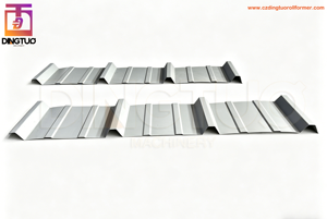 Máquina Formadora de Láminas para Techos con Paneles Trapezoidales PBR y Paneles <span class=keywords><strong>R</strong></span>, con Precortador y Ventilador de Enfriamiento, Aplicable al Mercado Estadounidense - Product Image 5