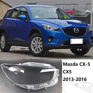 Mazda CX-5 için araba farlar kapak CX5 2013-2016 araba far Lens kapağı kabuk araba far kapağı