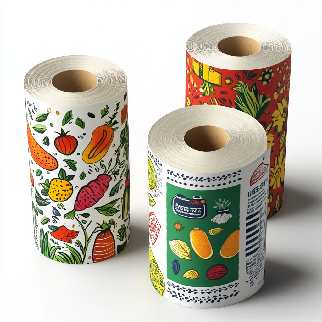 Custom Durable Self Adhesive Vinyl Waterproof Food Packaging Labels for Jelly Lollipop Bottles Jars with Logo