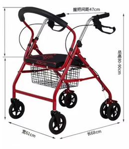 Iron Handle Easy Load Foldable Roller Cart For Luggage Moving - Product Image 1