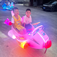 Voiture tamponneuse électrique professionnelle pour enfants, modèle double plane, pour parcs d'attractions et centres commerciaux, fabriquée en Chine