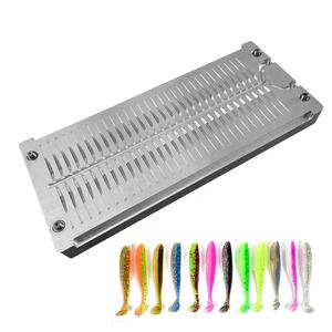 Balıkçılık flaş yem kalıp çeşitli renk solucanlar yumuşak silikon solucan cazibesi kalıp - Product Image 4