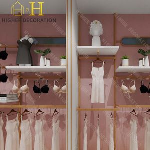 Negozio di Lingerie professionale decorazione di biancheria intima espositore in legno negozio di Lingerie - Product Image 6