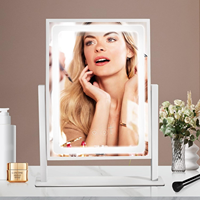 Professional LED Makeup Mirror with 3 Lighting Modes, Detachable 10x Magnifying Glass for Women's Gift Giving