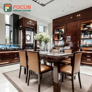Vitrine de luxe pour bijouterie, finition stratifiée, espace boutique, armoire à bijoux - Product Image 1