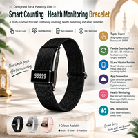 Bracelet intelligent ITasbeeh Salam avec compteur de Tasbeeh, contrôle par application et réveil pour les musulmans