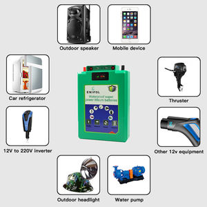 Su geçirmez çıkarılabilir 12V 24V 48V 100ah 200ah 300ah LiFePO4 lityum iyon batarya paketi için araba şarj - Product Image 5