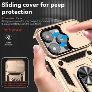 Eavy duty-funda camshield con pata de cabra y protección de lente de cámara, ventana deslizante para iONE Hone 11 14 ro - Product Image 2