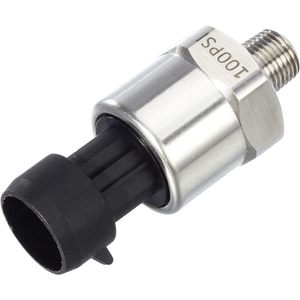 Autex Pressure Transducer Sensor 0-100 Psi 1/8 Npt <b>Threaded</b> Oil Pressure Sender 316 Stainless Steel - Product Image 1