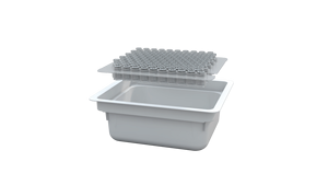 Vassoio RTU per fiale quadrate e siringhe, pronto all'uso, sterilizzato, con fiale in <span class=keywords><strong>vetro</strong></span> trasparente o ambrato e tappo in gomma, in scatola a nido. - Product Image 3