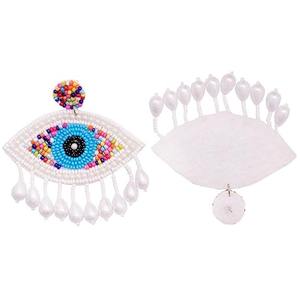 ต่างหูเม็ดเดี่ยวลูกปัดสวยงามอุปกรณ์ทำมือสำหรับผู้หญิงและเด็กผู้หญิง - Product Image 3