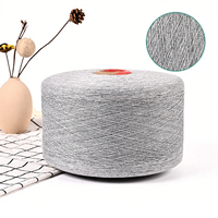 Fil mélangé en coton recyclé et polyester mélangé DTY pour tissage, absorbant l'humidité, pour gants