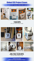 Plus de 10 000 cycles, 29 999 kWh LiFePO4 ESS, onduleur triphasé 12 kW, 51,2 V 587 Ah, cellules de batterie de qualité A+, BMS 300 A intégré