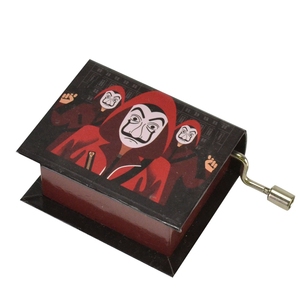 Carillon a Manovella Personalizzato a Forma di Libro La <span class=keywords><strong>Casa</strong></span> <span class=keywords><strong>De</strong></span> <span class=keywords><strong>Papel</strong></span>, Giocattolo Musicale per Regali di Compleanno, Vendita all'Ingrosso - Product Image 2