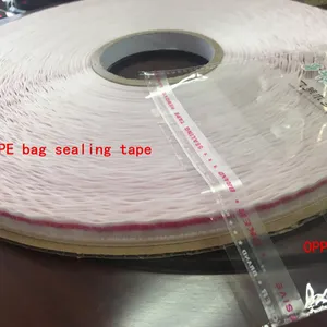 Sealing könig 3/5/11mm tasche dicht band OKER wiederverschließbaren band doppelseitiges klebeband HDPE film liner für BOPP taschen