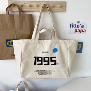 Borsa a tracolla all'ingrosso grande in tela con stampa scritta Design letterario borsa per studenti universitari per lo Shopping - Product Image 4