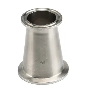 Chwzjy 3A/SMS/DIN Sanitary Tri Clamp Pipe Fitting manufacturer SS pipe reducer Concentric Reducer