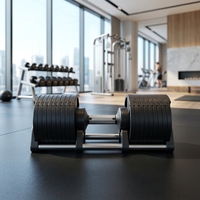 Équipement de musculation de haute qualité Freeman, ensemble d'haltères réglables 20 kg, 32 kg, 40 kg