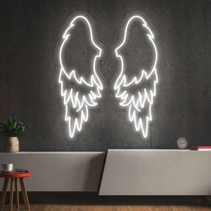 Cosun hello splendida decorazione dell'insegna al neon ha condotto la luce della lettera, insegna al neon delle ali al neon, ali d'angelo al neon - Product Image 4
