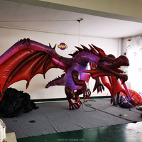 Ballon gonflable géant en forme de dragon volant avec impression numérique, certifié CE, taille et couleur personnalisables pour la promotion en extérieur