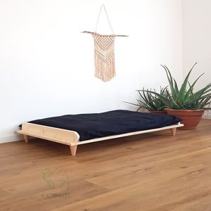 Cama de Felpa para Gatos, Tipo Cueva, de Bambú Sólido, Moderna, con Cojín Acolchado y Base Antideslizante, para Jaula, Transportín o Uso Doméstico - Product Image 2