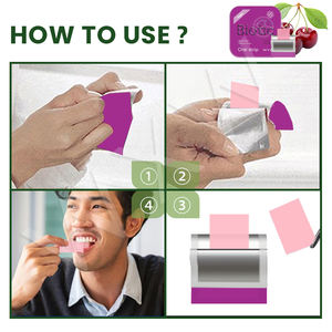 Tiras bióticas de disolución rápida más vendidas, suplementos nutricionales para la salud de los adultos, soporte óseo, vitamina, caramelo oral en película de tira - Product Image 5