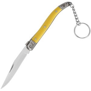 2.95 "lưỡi thép không gỉ hàn ong nhựa xử lý Keyring gấp laguiole dao cho công ty Quà Tặng - Product Image 1