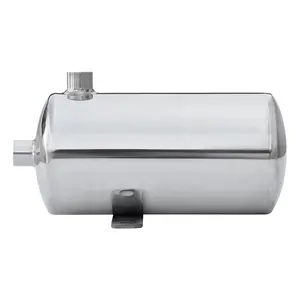 YC-0.5LSSHJ1 0.5L/0.13Gallons 12Bar 181PSI Mini Pressure Vessel 304 Stainless Steel Air Receiver Tank For Compressor