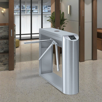 Lector de código de barras Rfid/lector de huella dactilar, sistema de tarjeta para barrera oscilante/puerta de velocidad/giradiscos de trípode, Control de acceso