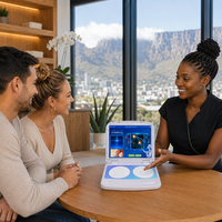 Analyseur corporel de biorésonance avec suivi des rapports clients pour les entreprises de bien-être énergétique et de spa