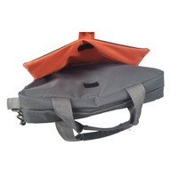 Sac porte-documents pour ordinateur portable rembourré en mousse de couleur grise de haute qualité Utilisation promotionnelle en polyester durable