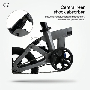 Vélo électrique pliable à <span class=keywords><strong>prix</strong></span> abordable, fourni par l'usine, élégant, multicolore, nouveau vélo électrique portable pour la route - Product Image 5
