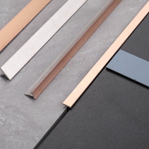 Phụ Kiện Gạch 304 Hình Chữ <span class=keywords><strong>T</strong></span> Được Đánh Bóng Trang Trí Viền Cạnh Trang Trí Gạch Thép Không Gỉ Để Trang Trí Sàn <span class=keywords><strong>T</strong></span>ường - Product Image 4