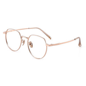 Gafas de Sol Redondas de Aleación de Titanio para Mujer Danyang 33013, Lentes de PC Ultraligeras, Estilo Moderno - Product Image 2