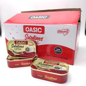 Varios <span class=keywords><strong>tipos</strong></span> <span class=keywords><strong>de</strong></span> pescado enlatado La mejor sadina enlatada en aceite vegetal con precio <span class=keywords><strong>de</strong></span> fábrica y sardina fresca - Product Image 5